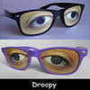 WeyesEyes Droopy EyeGlasses Black and Color